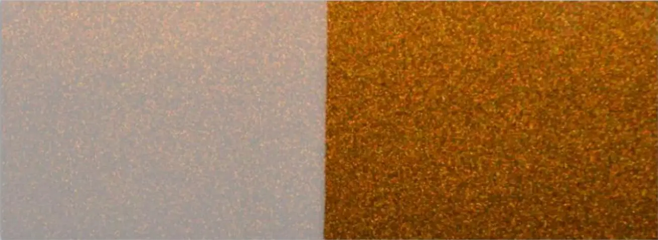 TS-11 金橙变深绿 Golden Orange-Deep Green 60-80μm-海蓝星颜料